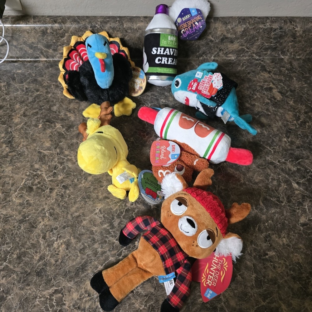 Bark Dog Toys Medium Lot Of 6